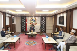 बालुवाटारमा उच्चस्तरीय राजनीतिक संयन्त्रको बैठक 